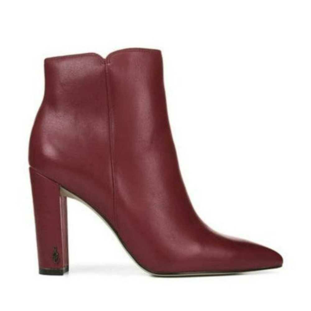 NWT Stunning  Sam Edelman Leather Raelle Pointed Toe Bootie - Picture 5 of 8